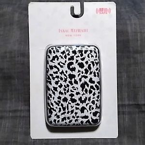 Isaac Mizrahi Animal Print Aluminum Wallet